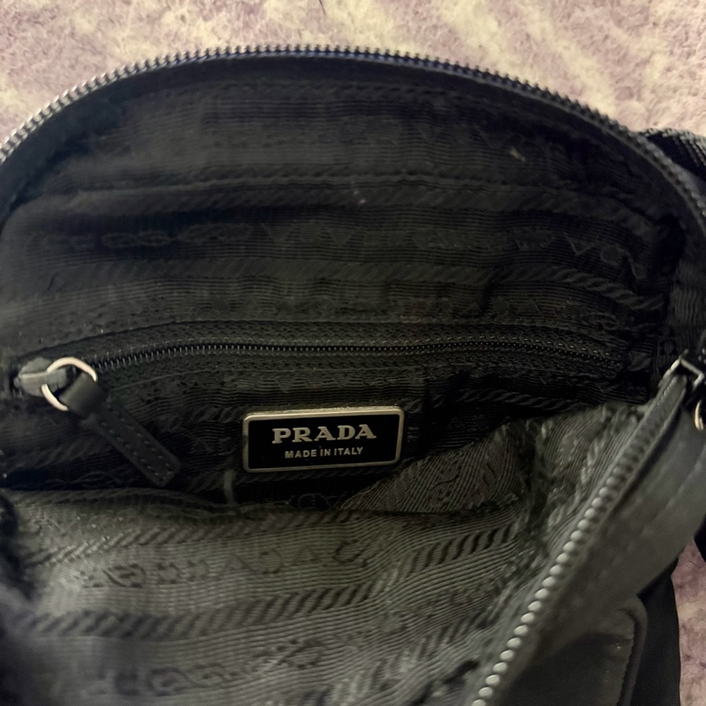 Prada Black Unisex Messenger Bag - Picture 2 of 3